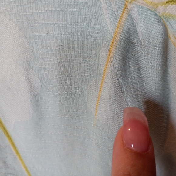 Tommy Bahama Traditional Fit Leaf Novelty 57% Silk Vacation Beach Shirt Blue XL - Picture 3 of 9